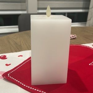 Pottery Barn flameless wick square candle